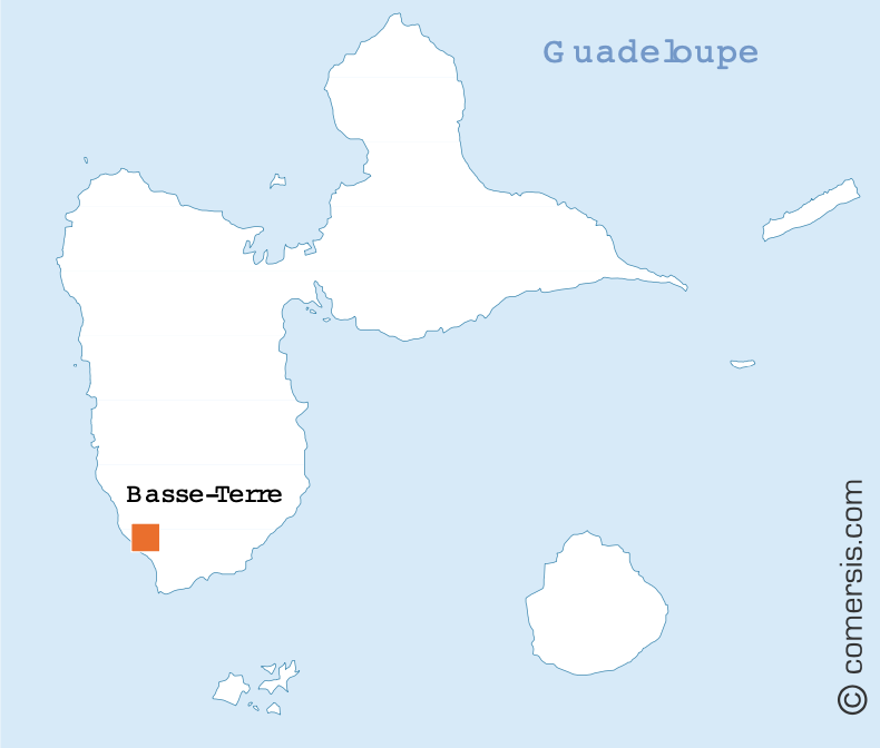 carte des photographes de la Guadeloupe