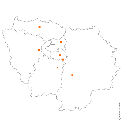 carte des photographes en ile de france